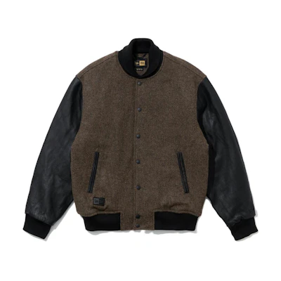 New Era SS23 Colorblock Relaxed Button-Up Jacket Unisex Beige 13781197
