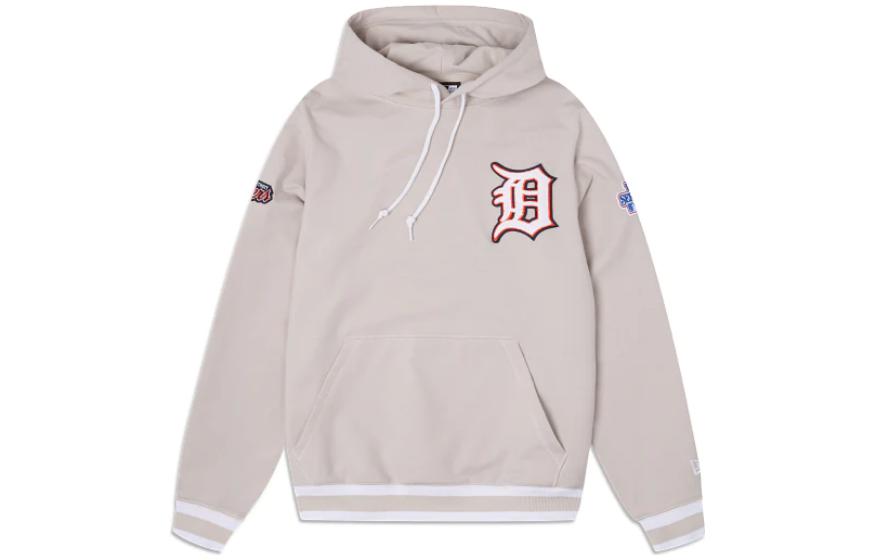 New Era SS23 Embroidered Logo Hoodie Oatmeal Color 60357727