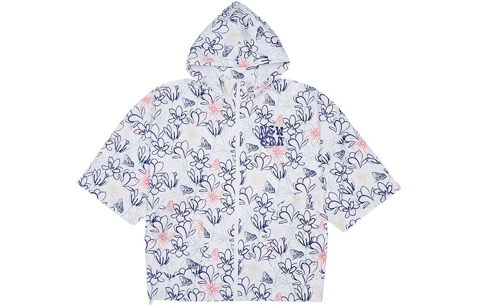 New Era SS23 Floral Print Oversized Hooded Jacket Unisex Multicolor 13558596