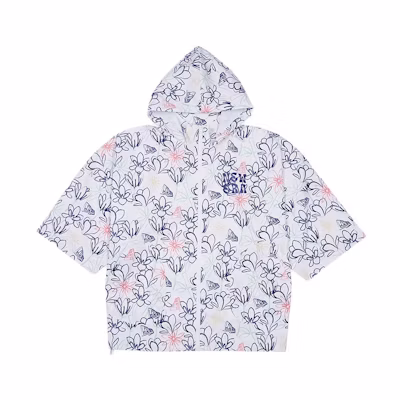 New Era SS23 Floral Print Oversized Hooded Jacket Unisex Multicolor 13558596