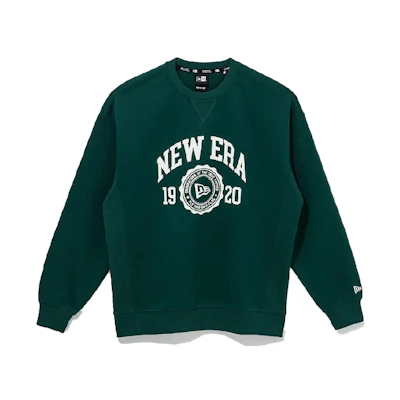 New Era SS23 Letter Print Crewneck Sweatshirt Green 13546430