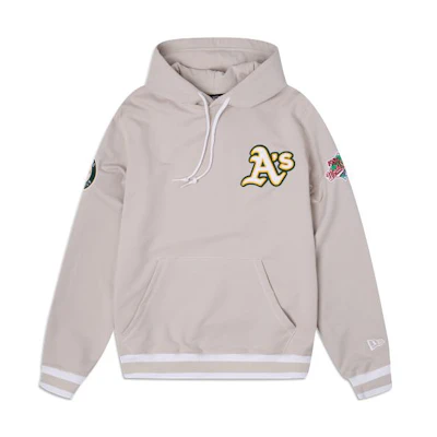 New Era SS23 Logo Embroidered Hoodie Oatmeal Color Fashion 60357745
