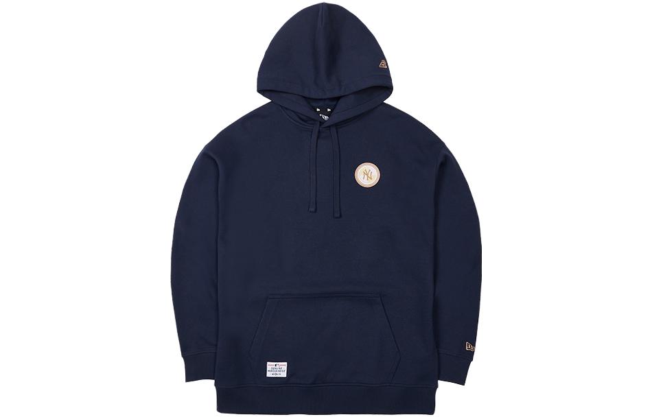 New Era SS23 Logo Print Navy Hoodie Unisex Pullover Loose Fit 13558599
