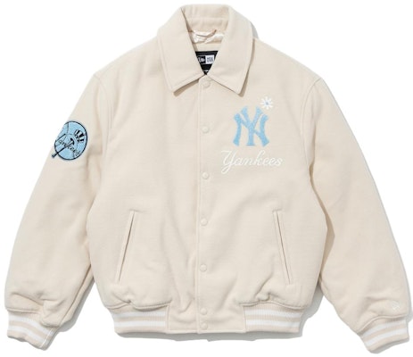 New Era SS23 MLB 洋基隊字母卡通動物寬鬆版型男女休閒外套 米色 13944732 Buy New Era SS23 MLB 洋基隊字母卡通動物寬鬆版型男女休閒外套 米色 13944732