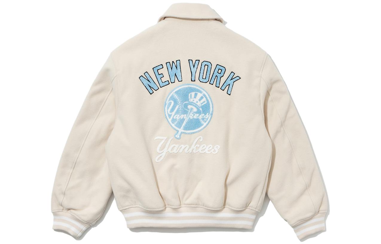 Lookbook New Era SS23 MLB 洋基隊字母卡通動物寬鬆版型男女休閒外套 米色 13944732
