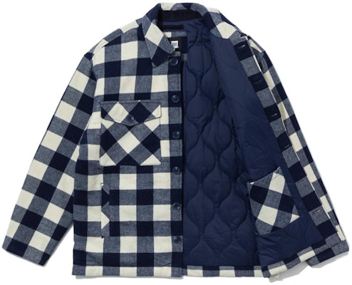 뉴에라 SS23 네이비 체크 루즈핏 버튼업 재킷 유니섹스. 13781087 Shop 뉴에라 SS23 네이비 체크 루즈핏 버튼업 재킷 유니섹스. 13781087