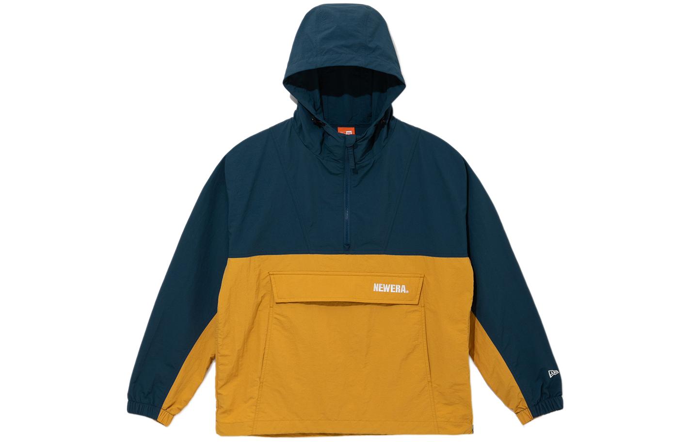 New Era SS24 Blue Kangaroo Pocket Zip-Up Hoodie Jacket Unisex Long Sleeve 14179062