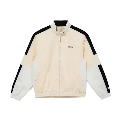 New Era SS24 Colorblock Letter Logo Zip-Up Jacket Beige 14179131