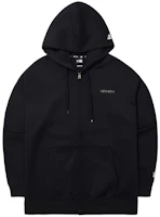 New Era SS24 Embroidered Zip-Up Knit Hoodie Unisex Black 14179195 New Era SS24 Embroidered Zip-Up Knit Hoodie Unisex Black 14179195