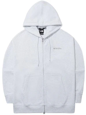New Era SS24 刺绣拉链针织连帽衫 中性 灰色 14179194 Buy New Era SS24 刺绣拉链针织连帽衫 中性 灰色 14179194