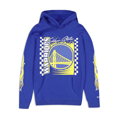 New Era SS24 Golden State Warriors Logo Hoodie Unisex Blue 60491850