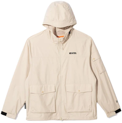 New Era SS24 象牙色字母刺繡長袖連帽外套 14179036 Order New Era SS24 象牙色字母刺繡長袖連帽外套 14179036