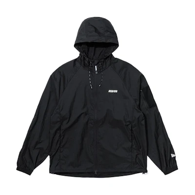 New Era SS24 Letter Pattern Raglan Hoodie Jacket Black () 14179120