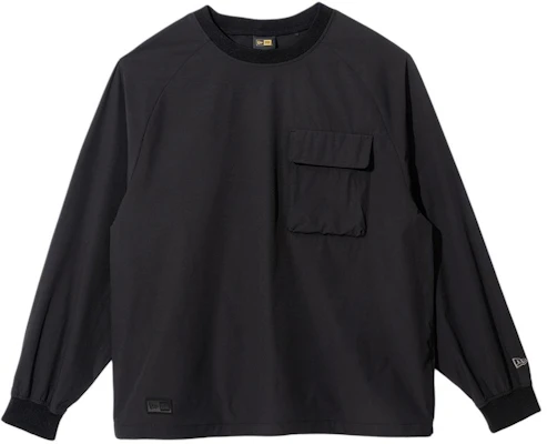 New Era SS24 Logo Embroidered Pullover Jacket Black Long Sleeve 14179095 Buy New Era SS24 Logo Embroidered Pullover Jacket Black Long Sleeve 14179095