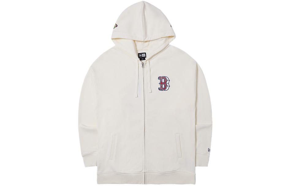 New Era SS24 MLB Boston Red Sox Hoodie Ivory White Unisex Cartoon Embroidery 14187450