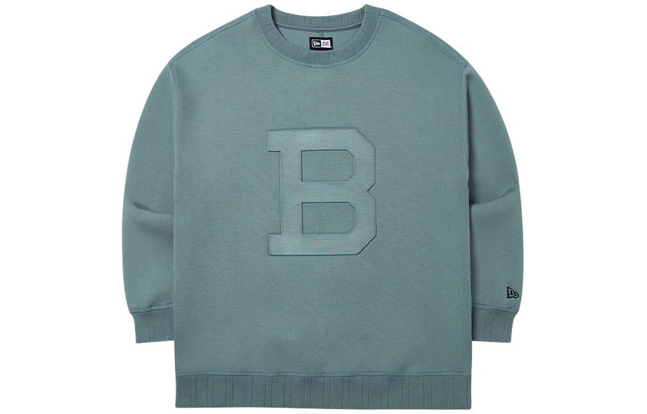 New Era SS24 MLB Brooklyn Dodgers Embroidered Crewneck Sweatshirt Green Mens 14187466
