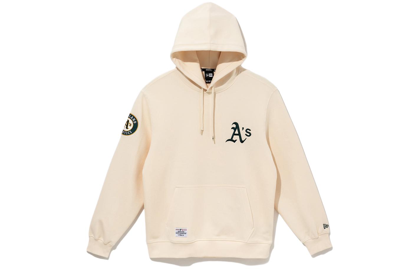 Order New Era SS24 MLB Logo Embroidered Hoodie Beige Long-Sleeve 14179205