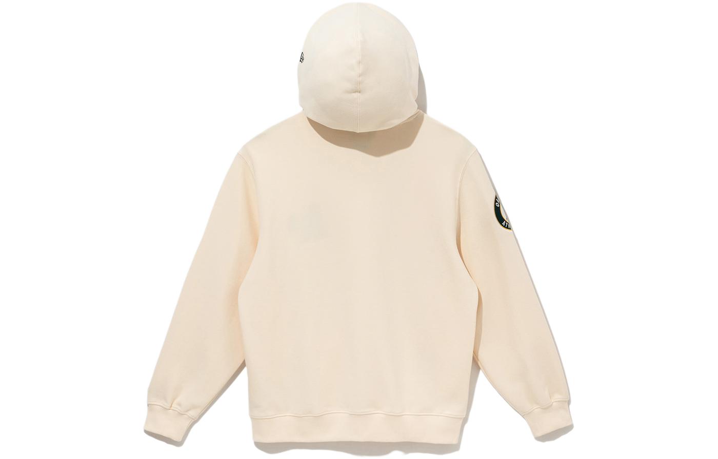 Lookbook New Era SS24 MLB Logo Embroidered Hoodie Beige Long-Sleeve 14179205