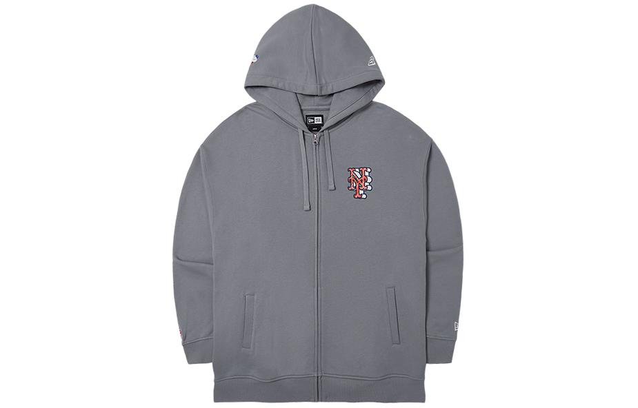 New Era SS24 MLB New York Mets Hand-Drawn Cartoon Hoodie Unisex Grey 14187449 圖 3