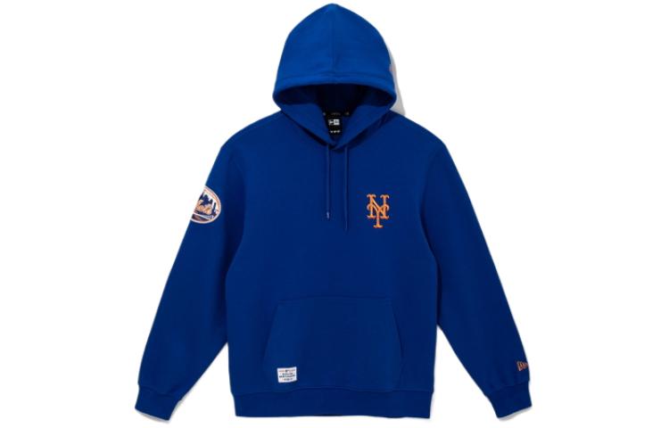 New Era SS24 MLB New York Mets Logo Embroidered Hoodie Blue 14179207