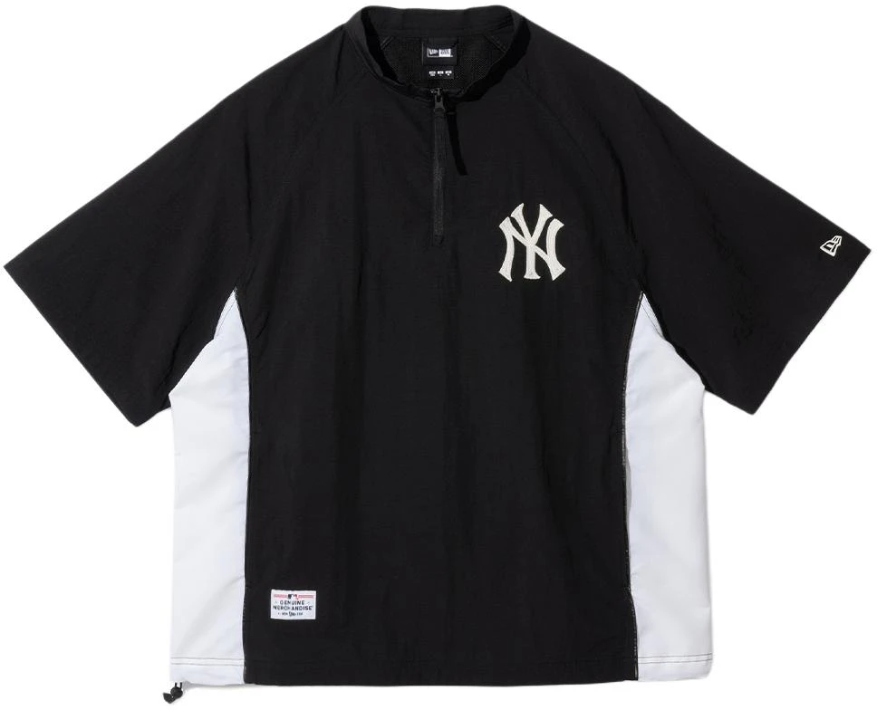new-era-ss-24-mlb-new-york-yankees-adjustable-hem-half-zip-jacket-black-14179184