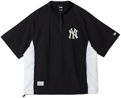 New Era SS24 MLB New York Yankees Adjustable Hem Half-Zip Jacket Black 14179184 New Era SS24 MLB New York Yankees Adjustable Hem Half-Zip Jacket Black 14179184
