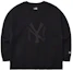 Order New Era SS24 MLB New York Yankees Embroidered Crewneck Sweatshirt Unisex Black 14187465