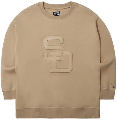 New Era SS24 MLB 聖地牙哥教士刺繡Logo卡其色男士長袖衛衣 14187464 Buy New Era SS24 MLB 聖地牙哥教士刺繡Logo卡其色男士長袖衛衣 14187464