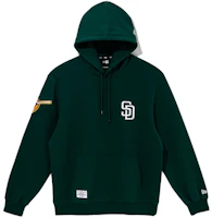 Order New Era SS24 MLB 聖地牙哥教士刺繡標誌綠色連帽衣 男款 14179204