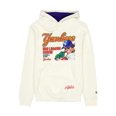 New Era SS24 NY Yankees Hoodie Kangaroo Pocket Graphic Unisex Off-White 60505884