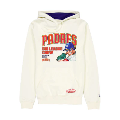 New Era SS24 San Diego Padres Cartoon Logo Hoodie Unisex Off-White 60505879