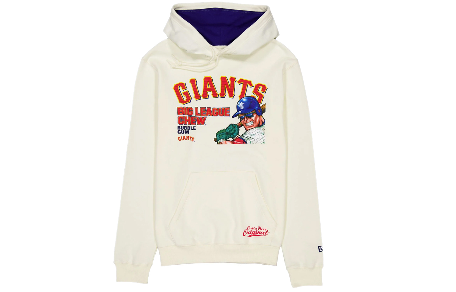New Era SS24 San Francisco Giants Kangaroo Pocket Hoodie Unisex Off-White 60505880