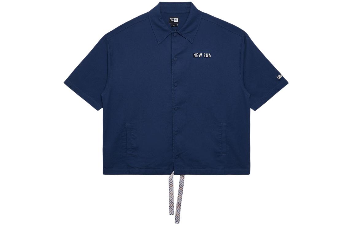 New Era SS24 Skate Embroidered Oversized Short-Sleeve Jacket Navy Unisex 14187320