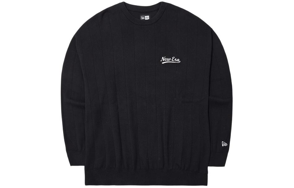 New Era SS24 Unisex Oversized Pullover Crewneck Sweatshirt Black 14187455