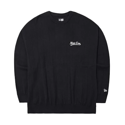 New Era SS24 Unisex Oversized Pullover Crewneck Sweatshirt Black 14187455