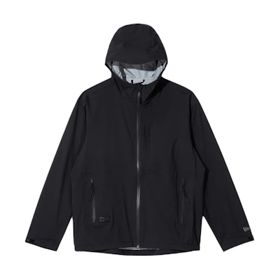 New Era SS24 Waterproof Zip Hoodie Jacket Unisex Black 14179108