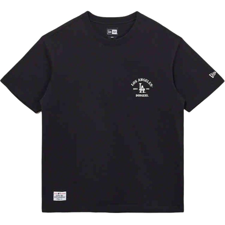 New Era SS25 MLB Dodgers Washed Loose Fit Breathable Tee Unisex Black 14529272