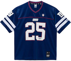 New Era SS25 NFL New York Giants V-Neck Navy T-Shirt Unisex Football Jersey. 14679793 New Era SS25 NFL New York Giants V-Neck Navy T-Shirt Unisex Football Jersey. 14679793