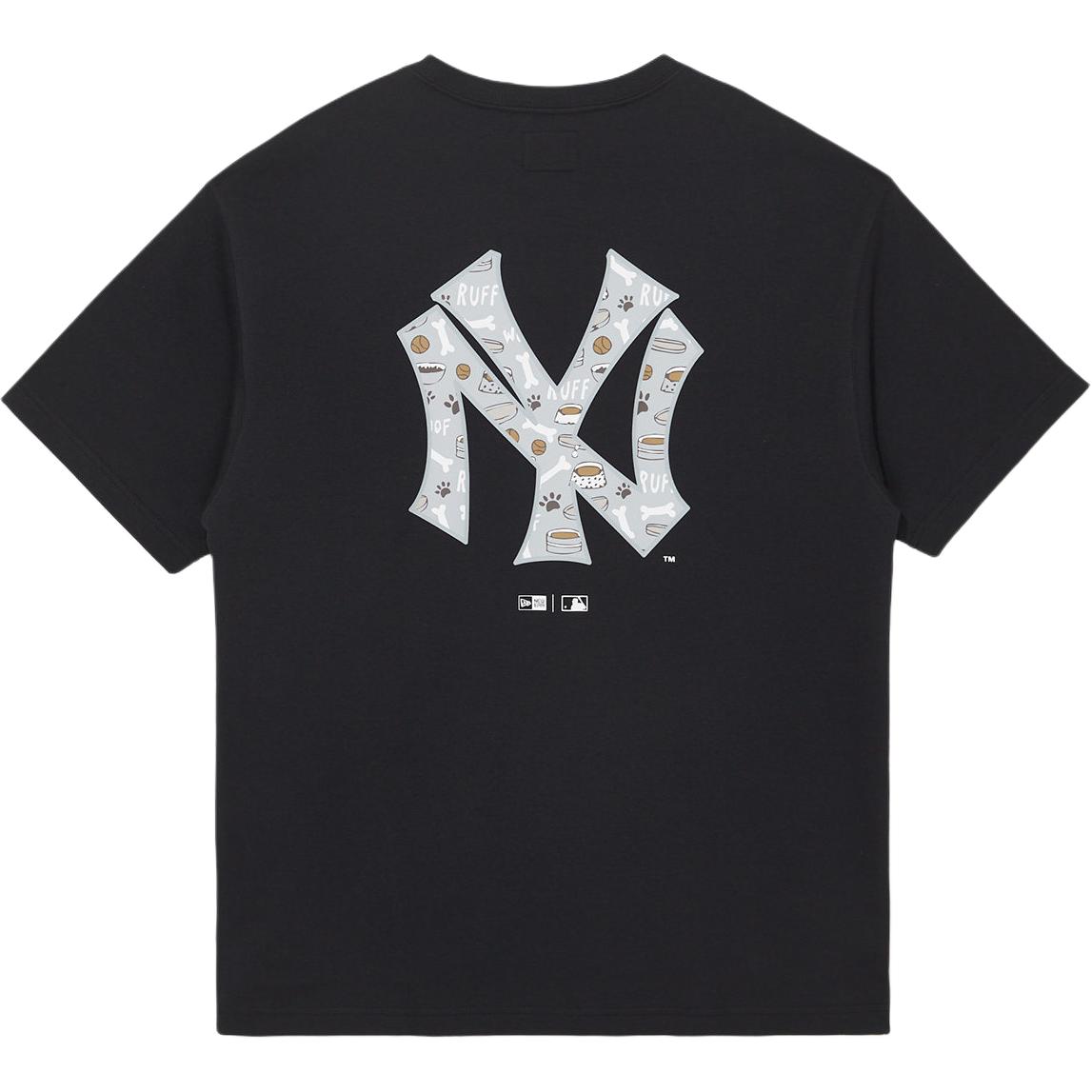 New Era SS26 MLB Dodgers Cartoon Animal Logo Embroidered Unisex T-Shirt. 14905226