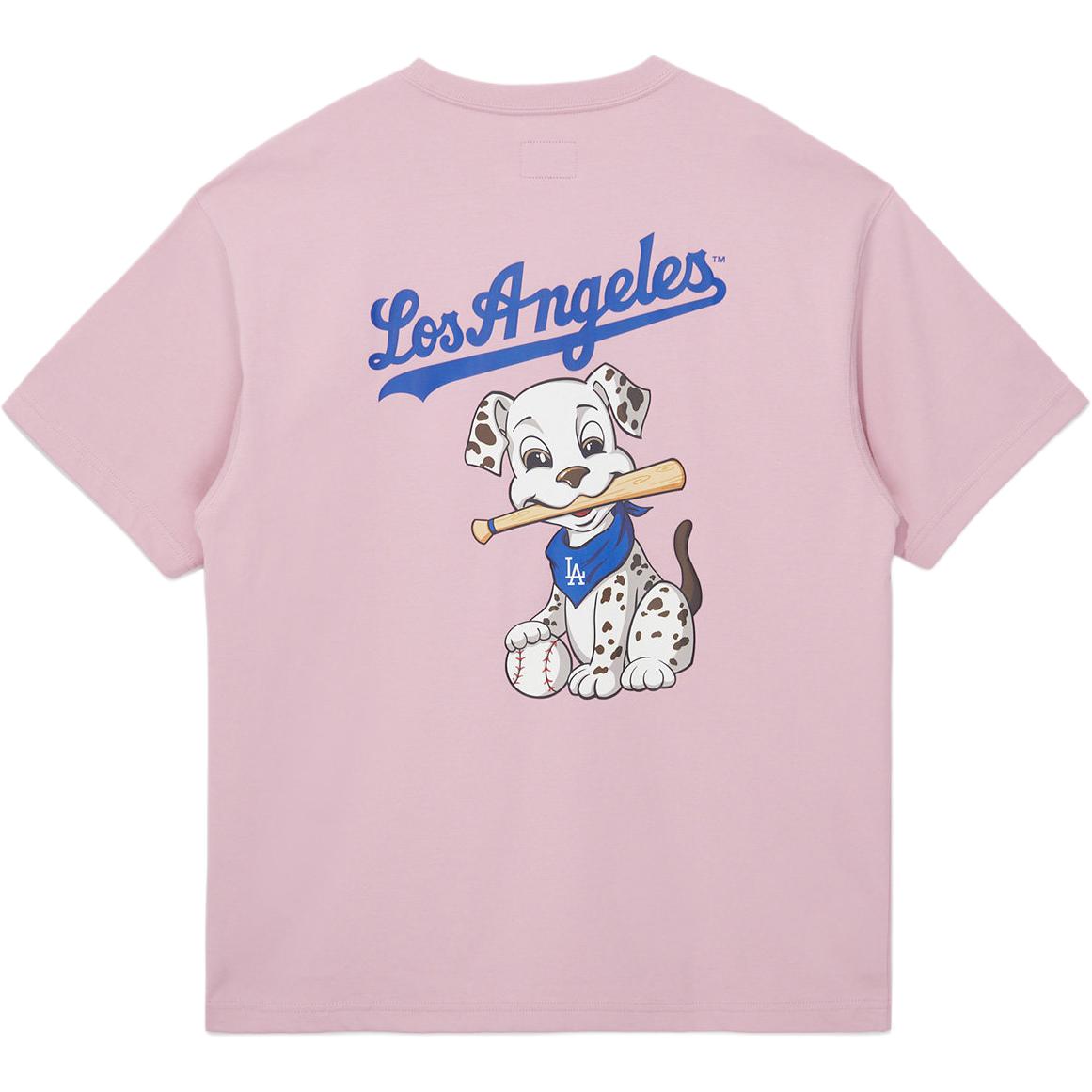 New Era SS26 MLB Dodgers Cartoon Animal Logo Graphic Loose-fit Unisex T-Shirt 14905231