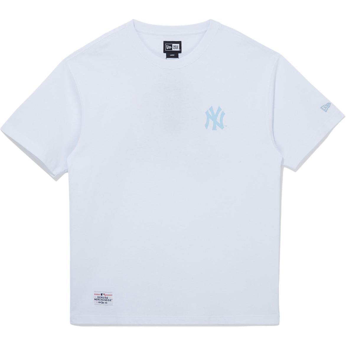 New Era SS26 MLB NY Yankees Logo Embroidery Casual Summer Unisex T-Shirt. 14905213