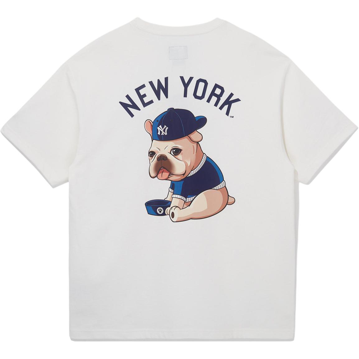 New Era SS26 MLB Yankees Cartoon Animal Logo Unisex Loose Fit T-Shirt. 14905223