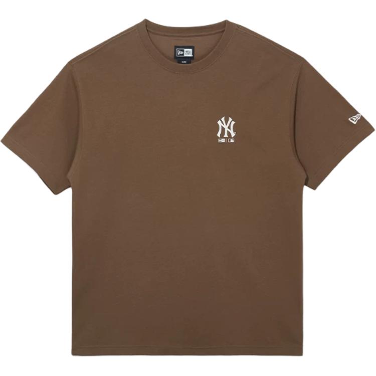 New Era SS26 MLB Yankees Logo Embroidered Knit Loose Tee Unisex Summer Series 14907939