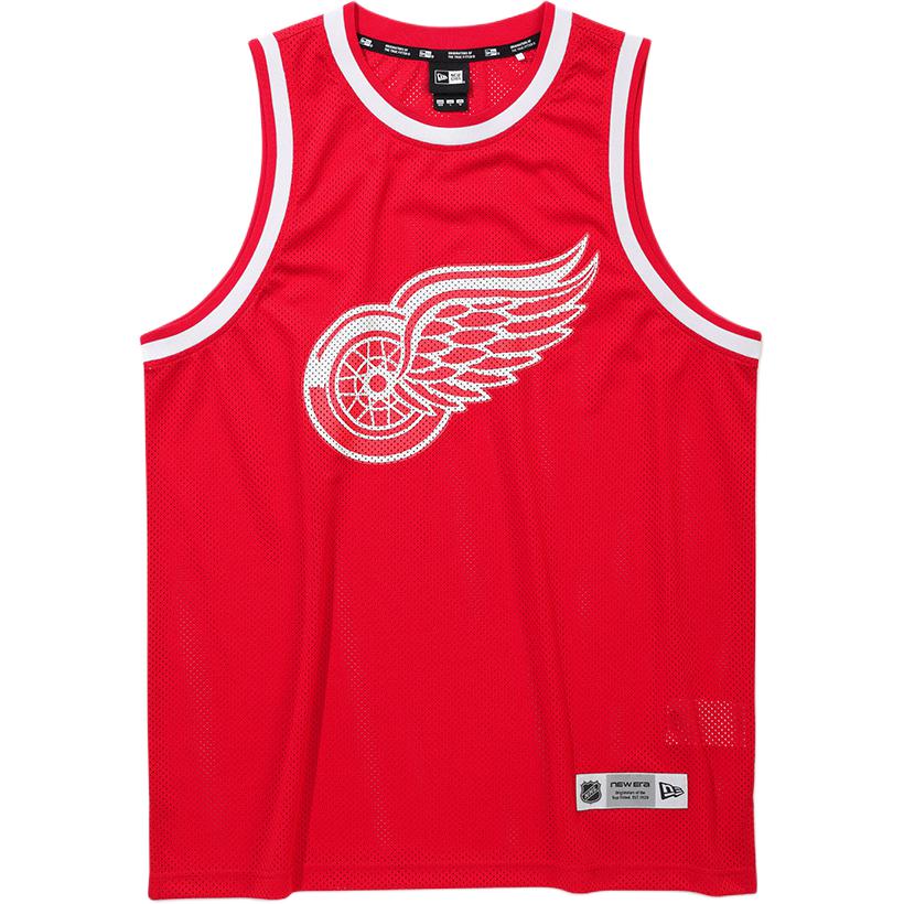 New Era SS26 NHL Detroit Red Wings Sleeveless Jersey Unisex Casual Korean Style 14954655