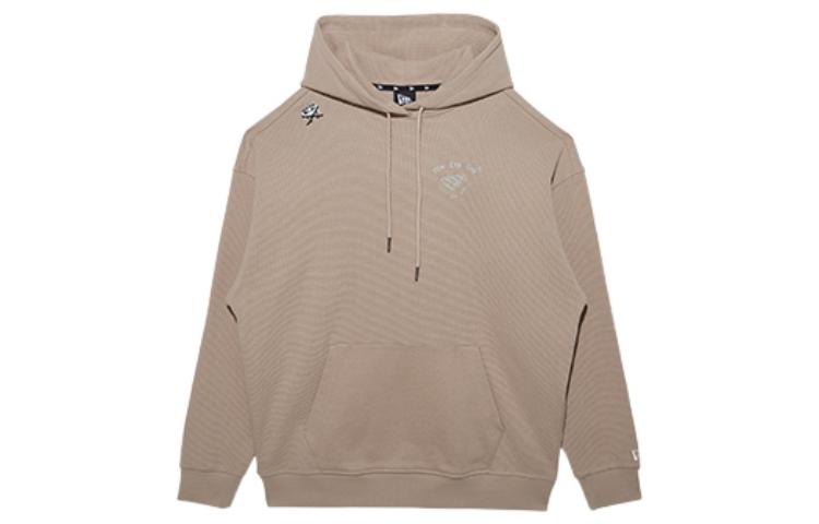New Era Street Style Graphic Sweatshirt Unisex Sand Color 13350906