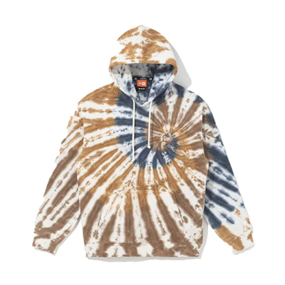 New Era Tie-Dye Pullover Hoodie Unisex Brown 12866486
