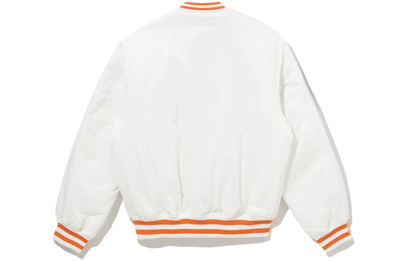 Shop New Era 中性棒球領休閒外套 白色 13944730