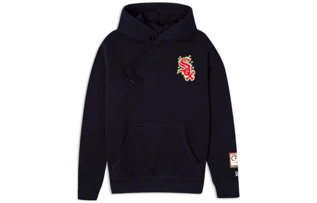 New Era Unisex Black Embroidered Logo Pullover Hoodie 60416565
