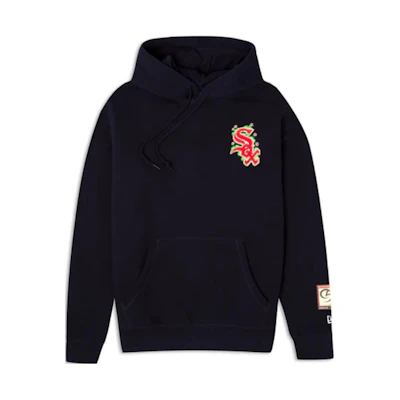 New Era Unisex Black Embroidered Logo Pullover Hoodie 60416565