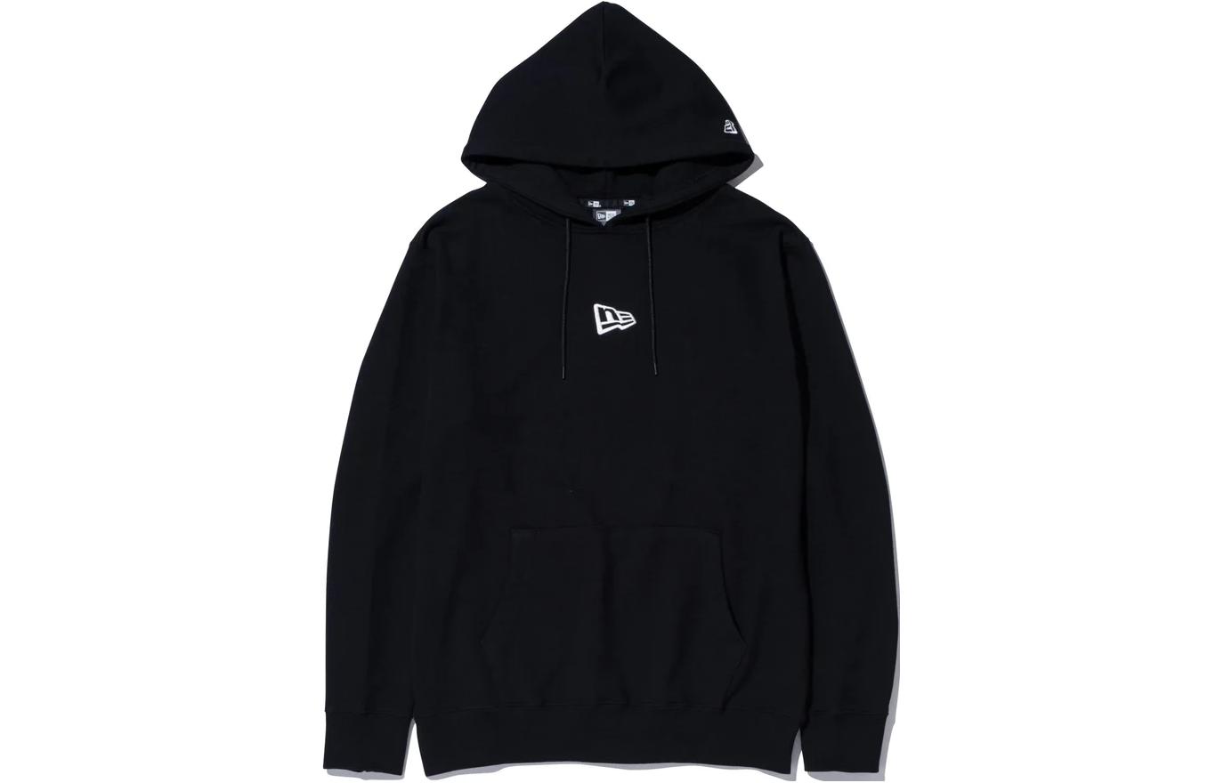 New Era Unisex Black Solid Pullover Hoodie Long Sleeve 12325202